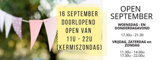 T Friethuis menu
