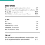 Lunchroom Aan Tafel Carta