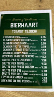 Herberg Foestrum Westergeest menu