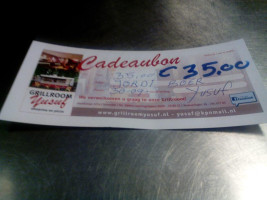 Grillroom Yusuf menu