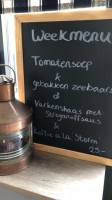 Cafe 'storm' Bruinisse menu