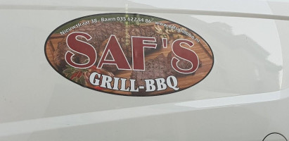 Saf's Grill-bbq Baarn menu