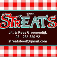 Streats menu