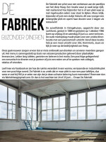 De Fabriek menu
