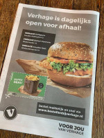 Verhage Berkel-centrum menu