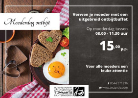 't Zwaantje menu