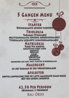 Zorba De Griek Maria Hoop menu