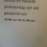 Eetcounter Koning Bedum Carte