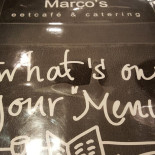 Marco's Eetcafè Catering Carta