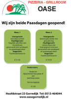 Pizzeria Oase Gorredijk menu