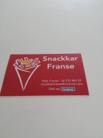 Snackkar Franse menu