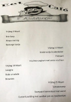 Eetcafé Keldertje menu