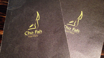 Cho Fah Eathai menu