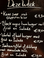 Eetcafe Camille Beverwijk menu