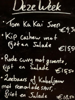 Eetcafe Camille Beverwijk menu