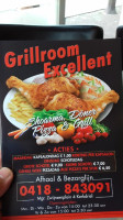 Excellent Grillroom menu