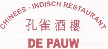 Chinees Indisch De Pauw' Haastrecht menu