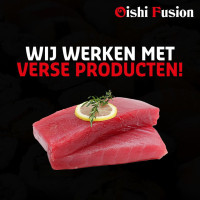 Oishi Fusion B.v. Sliedrecht menu