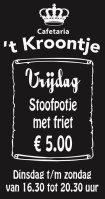 't Kroontje menu