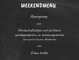 't Veen Eten Drinken menu