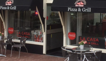 La Casa Pizza Grill outside