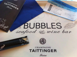 Bubbles Seafood Wine Carte