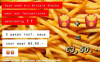 Bickels Snacks menu