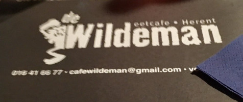 Eet- En Praatcafé De Wildeman menu