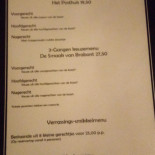 Eetcafé Het Posthuis Carta