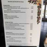 Eetcafé De Stoep menu