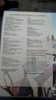 Waddenpaviljoen De Noorman, Beleef Lauwersoog menu