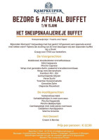 Kampkuiper Bistro Catering Bv Harbrinkhoek menu