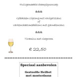 Cafe 'storm' Bruinisse Carte