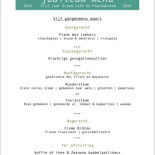 Grand Café De Paardekreek Carte