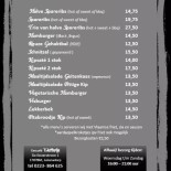 Eetcafé 't Juffertje Carte