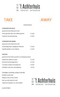 Come 2 Sea Cadzand menu