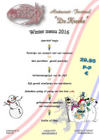 Cafe En Feestzaal 'de Kreeke' Eede menu