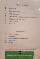 Chinees-indisch Lotus menu