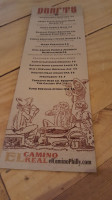 Beach Pavillion Vos menu