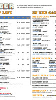 Roadhouse menu