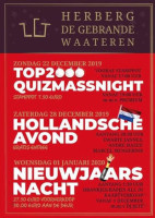 Herberg De Gebrande Waateren menu