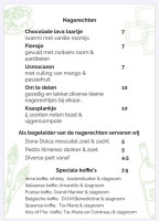 De Meierij Santpoort-noord menu