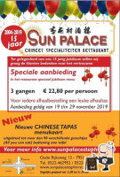 Sun Palace menu
