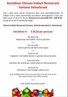 Vistaria 't Harinkje menu