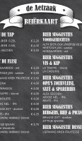 Restaurant De Aetzaak Barbecue, Burgers More menu