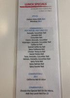 Lucas Aan Het Water menu