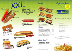 De Haan menu