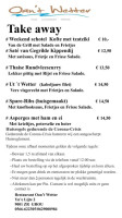 V.o.f. De Roode Leeuw Kolhorn menu