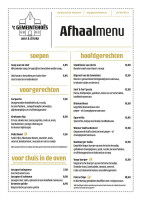 't Gemeintehoës menu