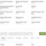 Concours Speisekarte